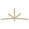 Ekena Millwork Alberta Rough Sawn Timber Gable Bracket, Douglas Fir, 96"W x 40"H x 4"D x 4"F, 10/12 Pitch GBW096X40X0404ALB00RDF - alternate 1